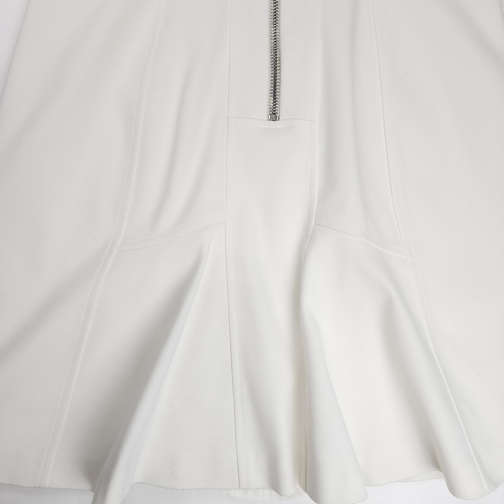 New Belstaff Designer White Structured Panel Dress Size 44 - 12 - Lg - Picture 5 of 12